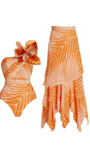 Kit Moda Praia Tropical ou Maiô ou Biquíni ou Saída - Mudeseulook