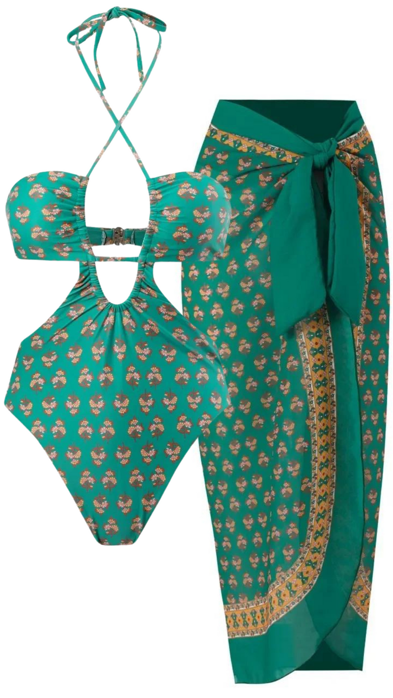 Kits Moda Praia Caribe ou Maiôs ou Saídas - 5 Estampas - Mudeseulook