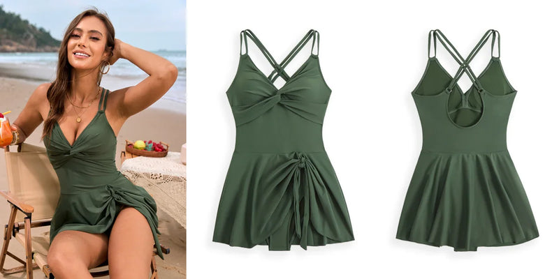 Maiô Saia Malibu - Floral e Liso