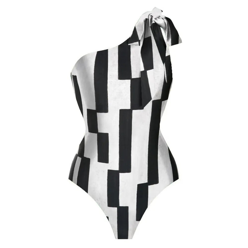Maiô Black White Square - Mudeseulook