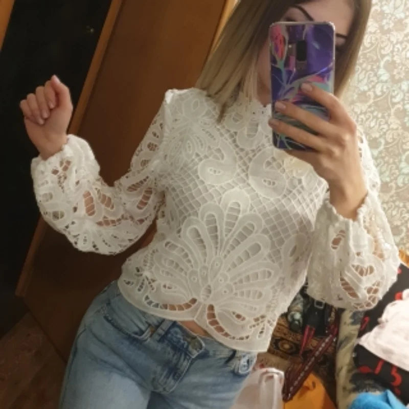 Camisa Renda - 01 Cor - Mudeseulook