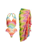 Kit Moda Praia ou Maiô ou Saia - Geometrico - Mudeseulook