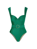 Kit Moda Praia ou Maiô ou Saia - Green Retro - Mudeseulook