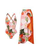 Kit Moda Praia ou Maiô ou Saia - Floral - Mudeseulook