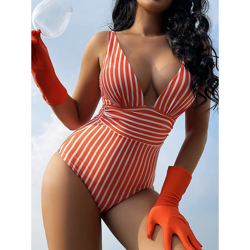 Maiô Suit Listrado - Mudeseulook