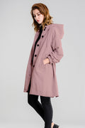 Casaco Corta Vento Impermeável com Capuz Oversized - Mudeseulook