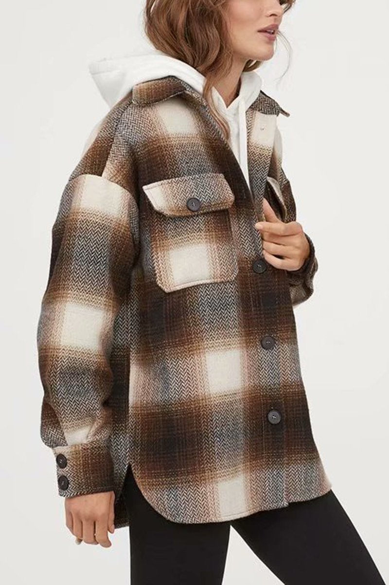 Casaco Camisa Xadrez Oversized - Mudeseulook