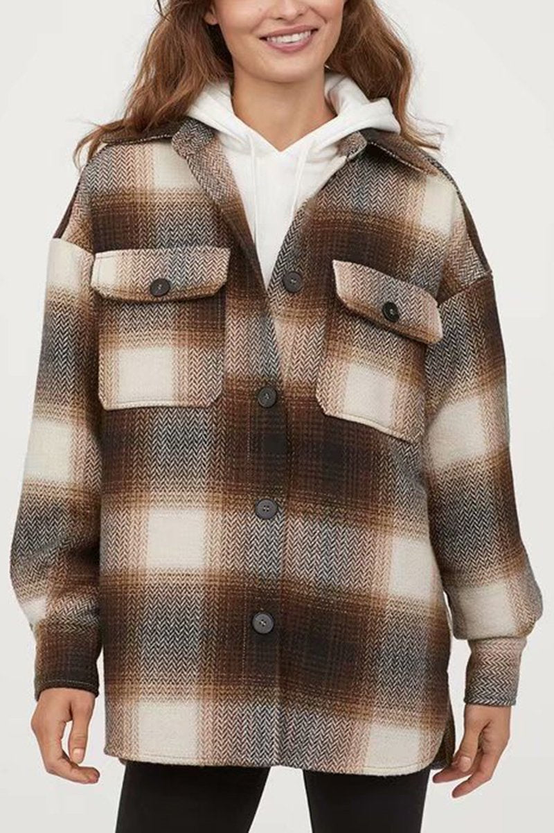 Casaco Camisa Xadrez Oversized - Mudeseulook