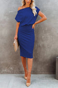 Vestido Midi Lapis Um Ombro Só - Mudeseulook