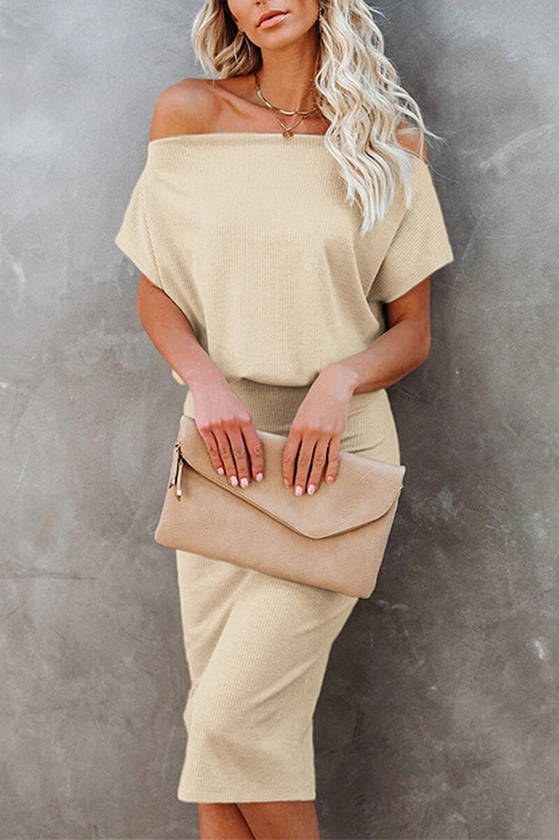 Vestido Midi Lapis Um Ombro Só - Mudeseulook