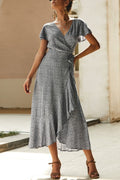 Vestido Longo Solto Transpasse - Mudeseulook