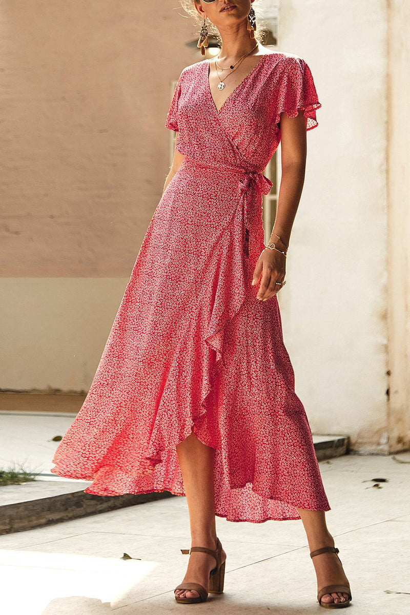 Vestido Longo Solto Transpasse - Mudeseulook