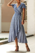 Vestido Longo Solto Transpasse - Mudeseulook