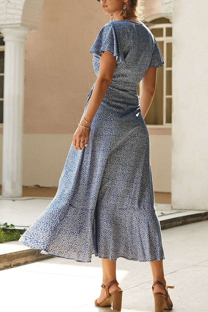 Vestido Longo Solto Transpasse - Mudeseulook