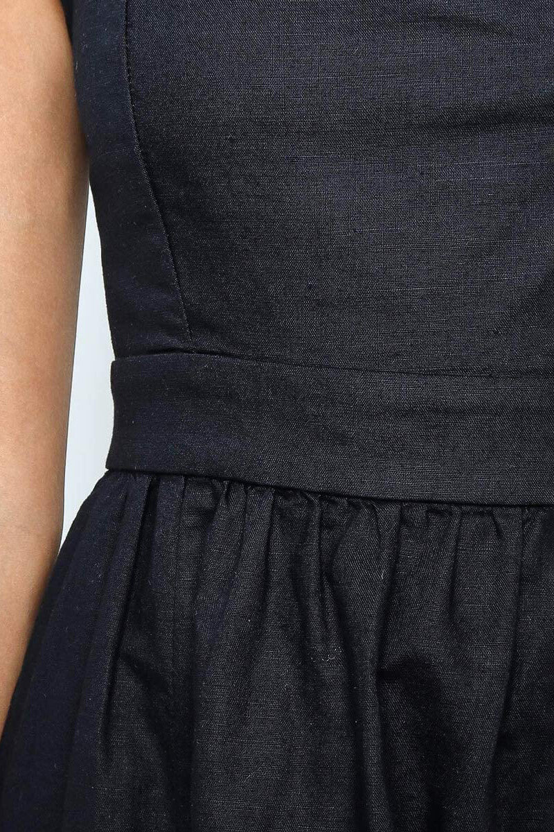 Vestido Midi Soltinho Decote Reto - Mudeseulook
