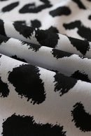 Vestido Decote Transpassado Estampa Onça - Mudeseulook