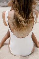 Maiô Borda Recortada Decote U - Mudeseulook