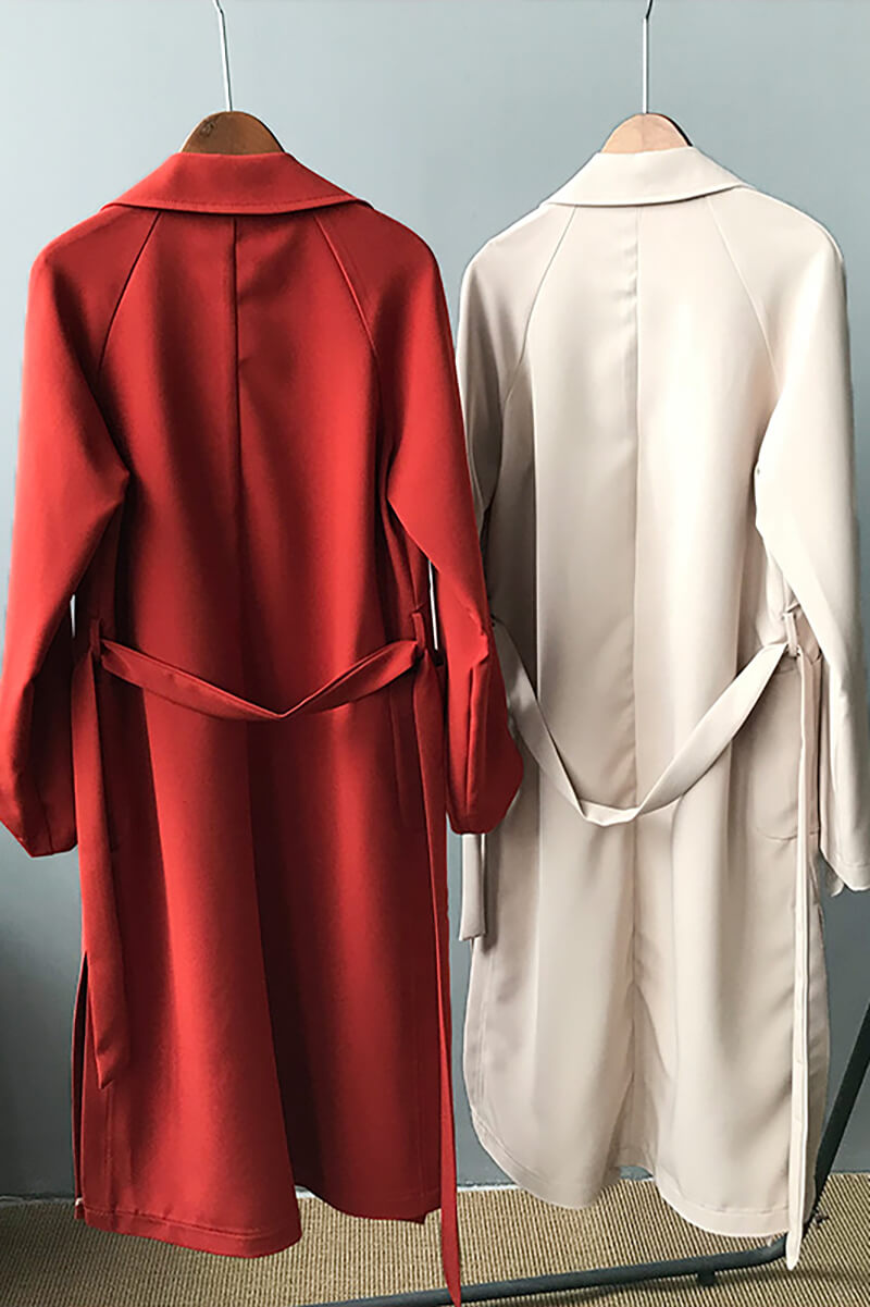 Casaco Trench Longo Fluido - Mudeseulook