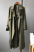Casaco Trench Longo Fluido - Mudeseulook
