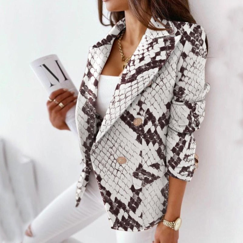 Blazer Mulher Elegante - Cáqui - Mudeseulook