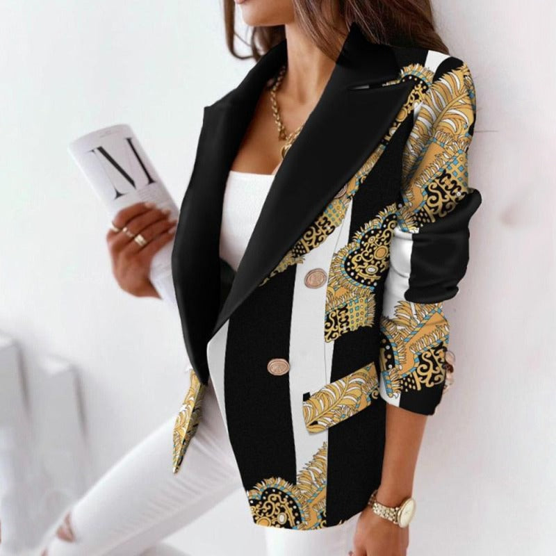 Blazer Mulher Elegante - Cáqui - Mudeseulook
