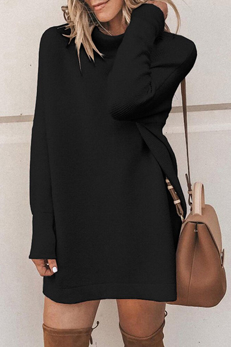 Vestido Curto Manga Comprida - Mudeseulook