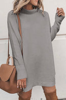 Vestido Curto Manga Comprida - Mudeseulook