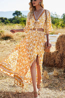 Vestido Conjunto Tropical Top e Saia - Mudeseulook