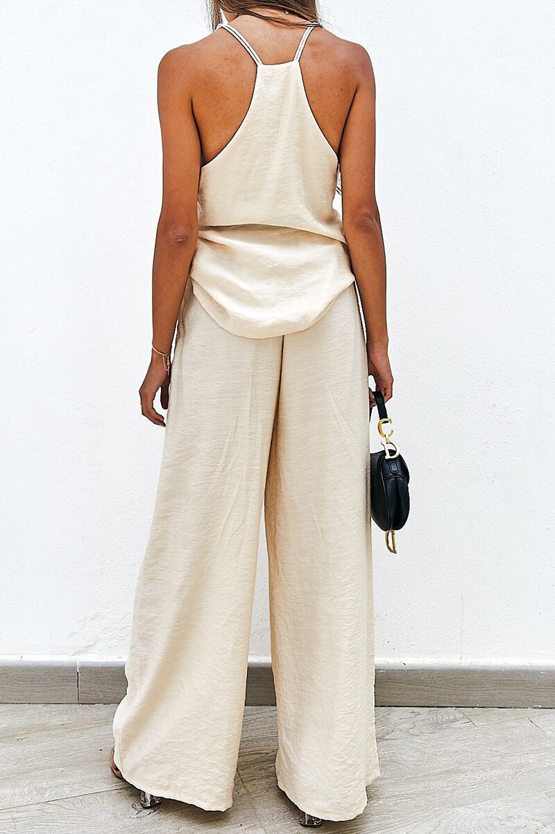 Conjunto Mile Blusa Regata e Calça Pantalona - Mudeseulook