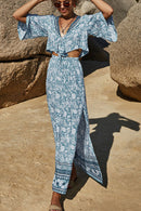 Vestido Conjunto Tropical Top e Saia - Mudeseulook