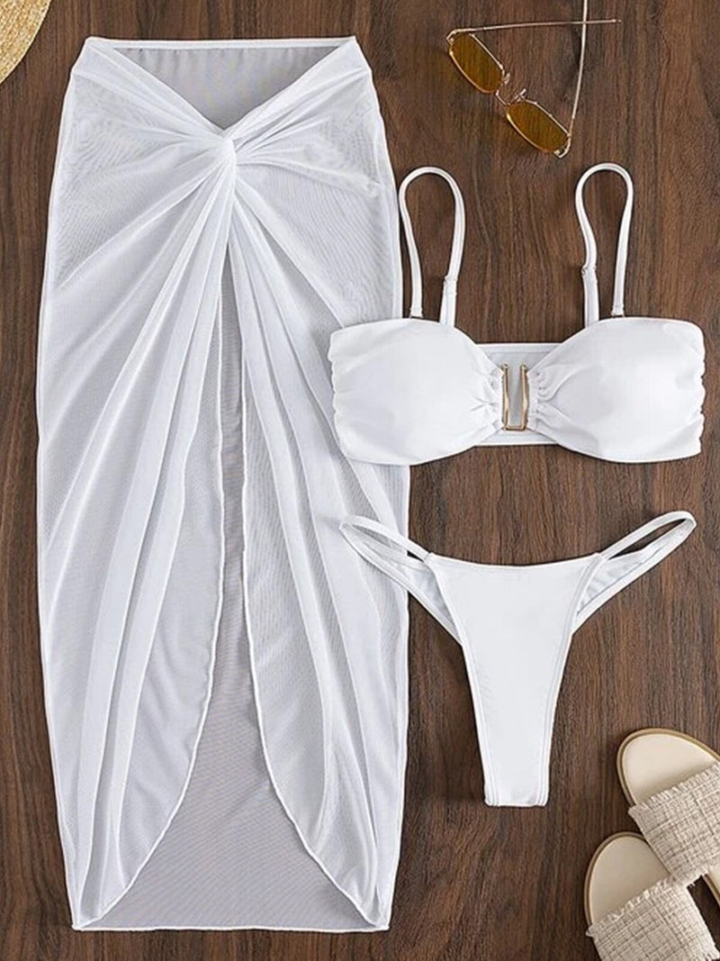 Kit Moda Praia - 03 Peças - 06 Cores - Mudeseulook
