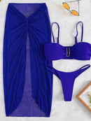 Kit Moda Praia - 03 Peças - 06 Cores - Mudeseulook