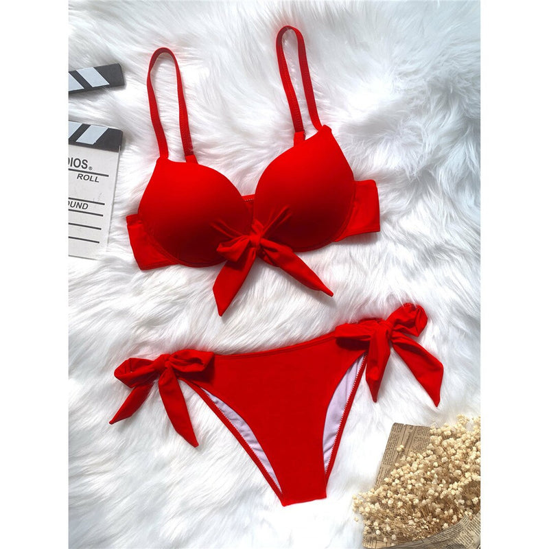 Biquíni Nó Busto Vermelho - Mudeseulook