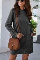 Vestido Casual Curto de Moletom - Mudeseulook