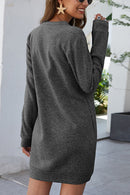 Vestido Casual Curto de Moletom - Mudeseulook