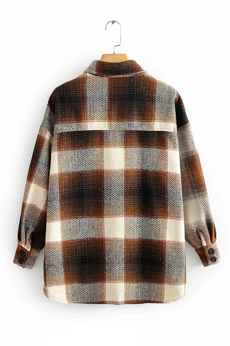 Casaco Camisa Xadrez Oversized - Mudeseulook