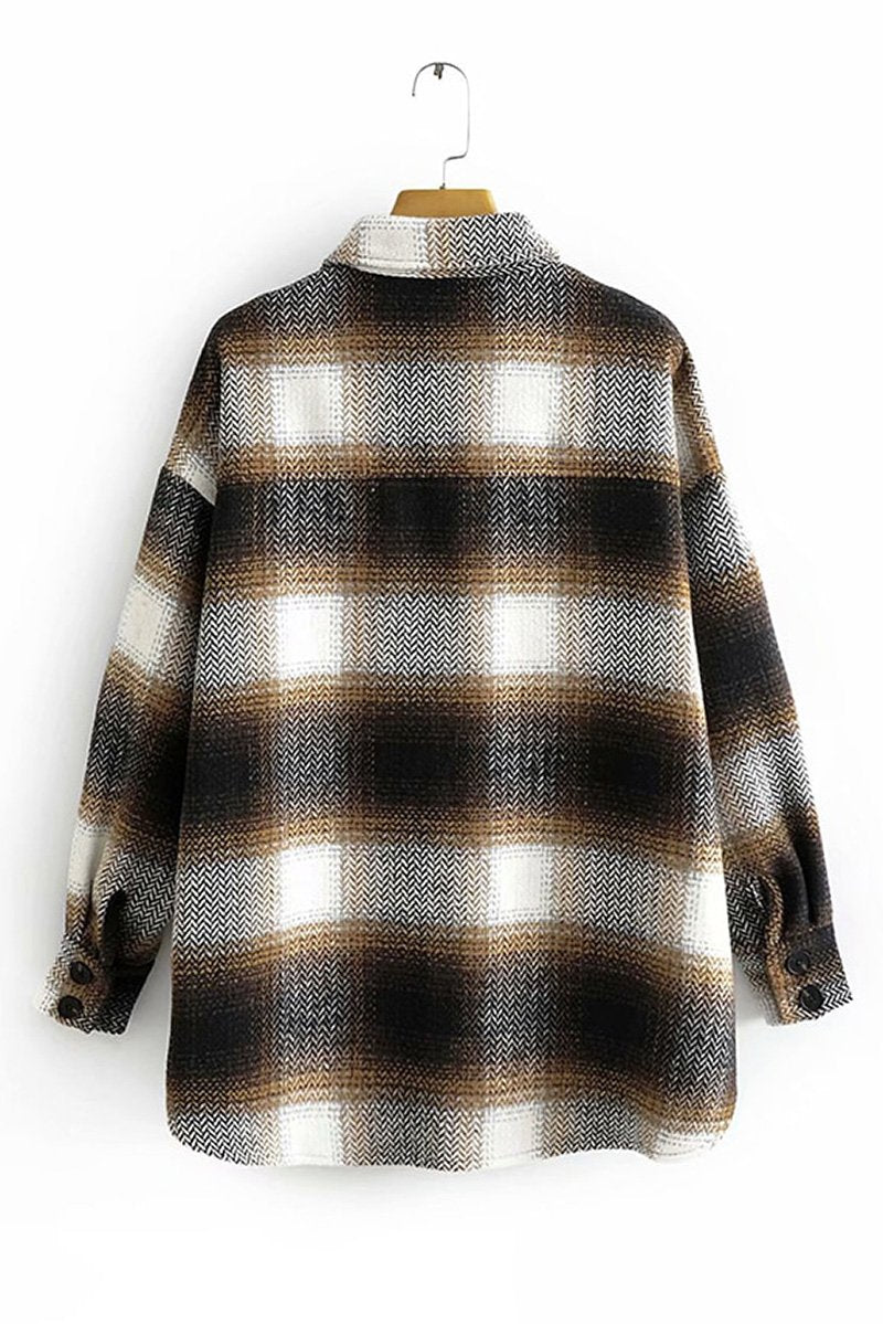 Casaco Camisa Xadrez Oversized - Mudeseulook