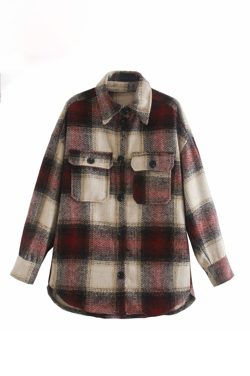 Casaco Camisa Xadrez Oversized - Mudeseulook