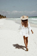 Saída de Praia Chemise Mangas Longas - Mudeseulook